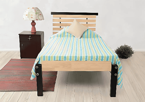 Single Bed, Mattress and Bedside Table Combo